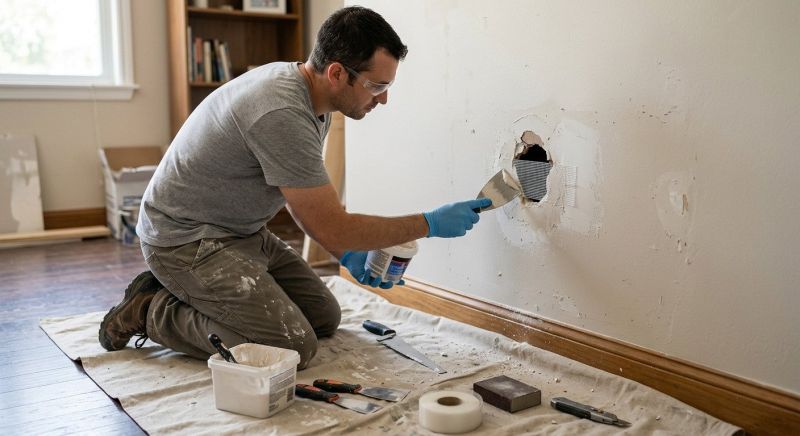 Wallboard Repair in Wilmington, NC