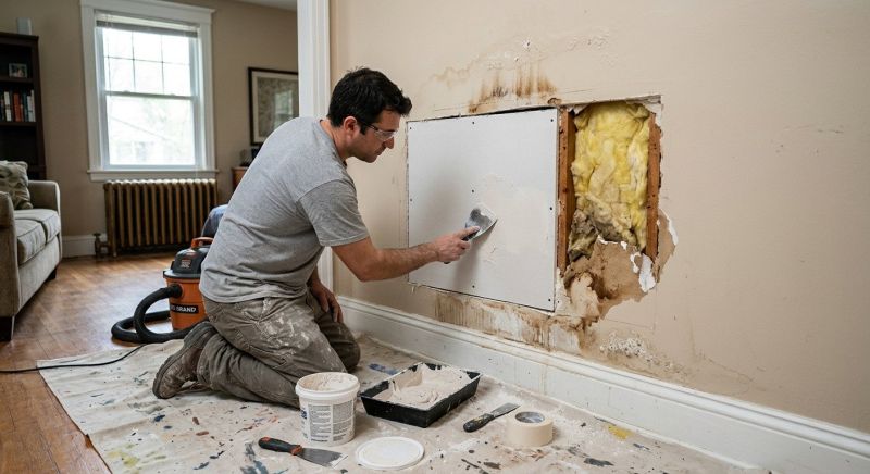 Bathroom Drywall Replacement in Conroe, TX