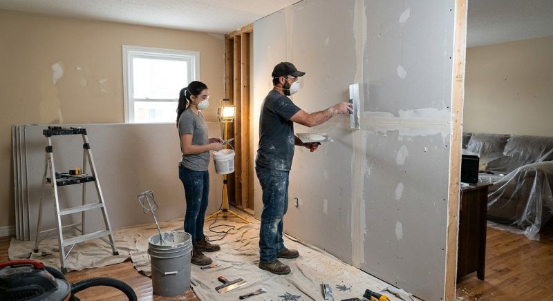 Bathroom Drywalling in Conroe, TX