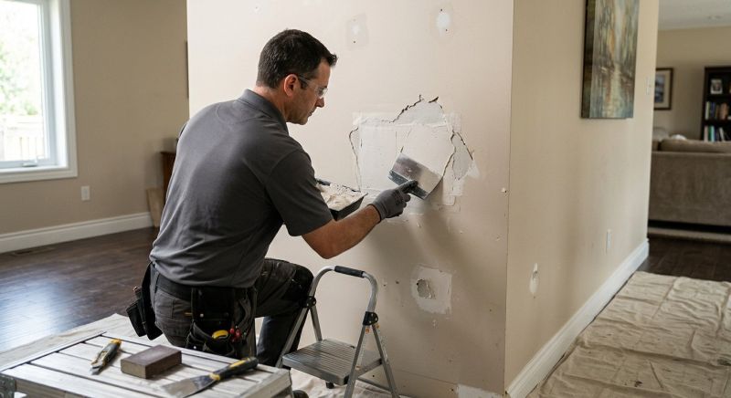 Bathroom Wall Patching in Alpharetta, GA