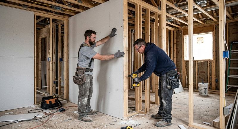 Bedroom Drywall Installation in Wilmington, NC