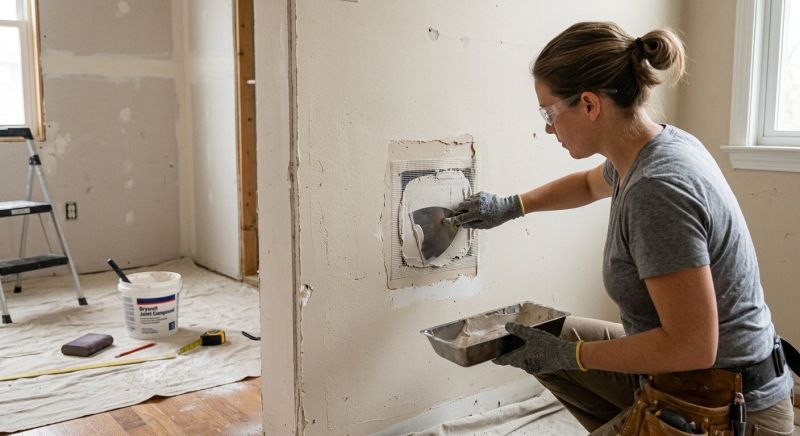 Bedroom Wall Repair in Conroe, TX