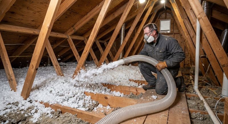 Blown Insulation Installation in Boulder, CO