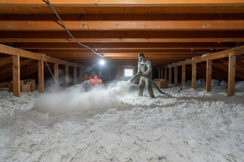 Blown Insulation Installation in Arvada, CO