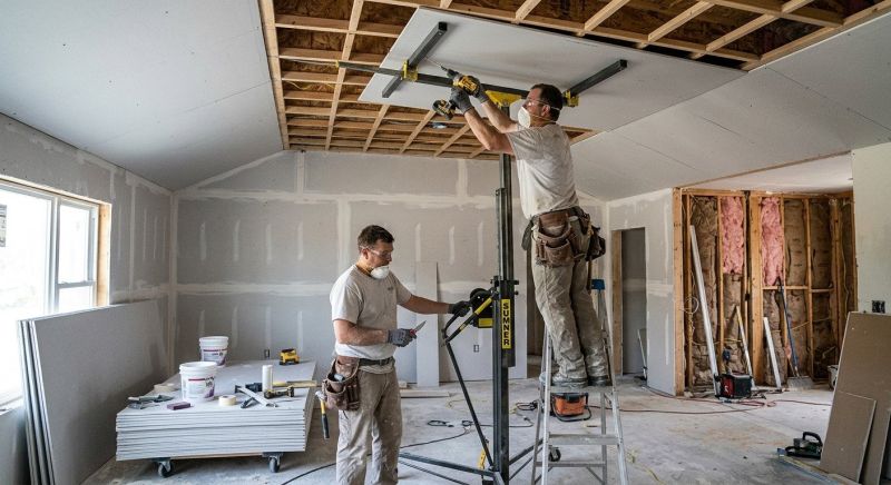Ceiling Drywall Installation in Kansas City, KS