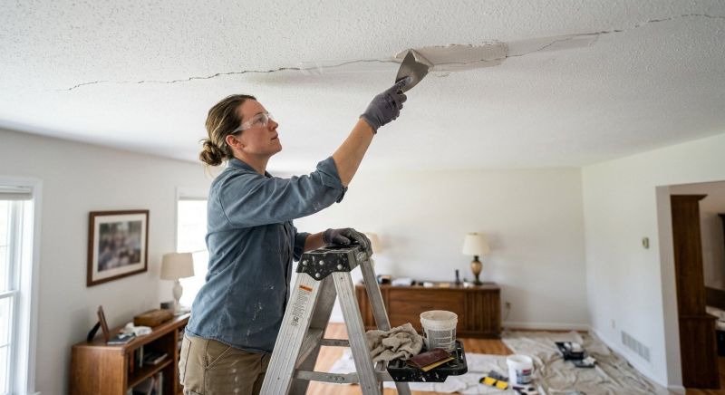 Ceiling Water Damage Repair in Kansas City, KS