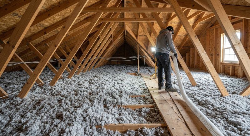 Cellulose Insulation Blowing in Longmont, CO