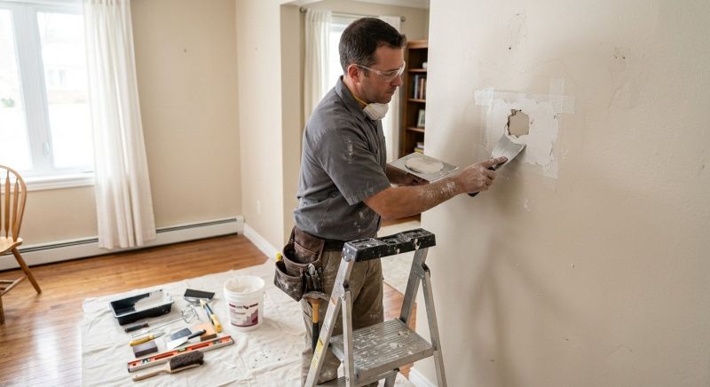 Garage Drywall Repair in Alpharetta, GA