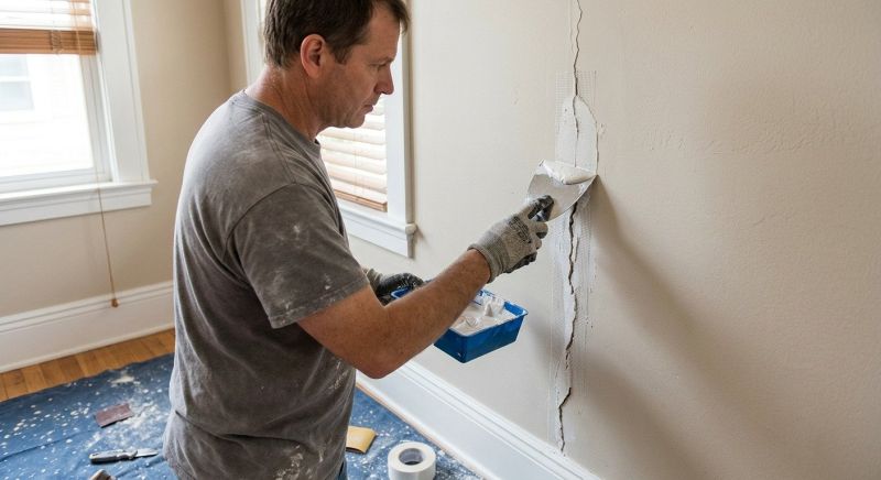 Garage Drywall Repair in Wilmington, NC