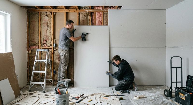 Garage Drywall Replacement in Littleton, CO
