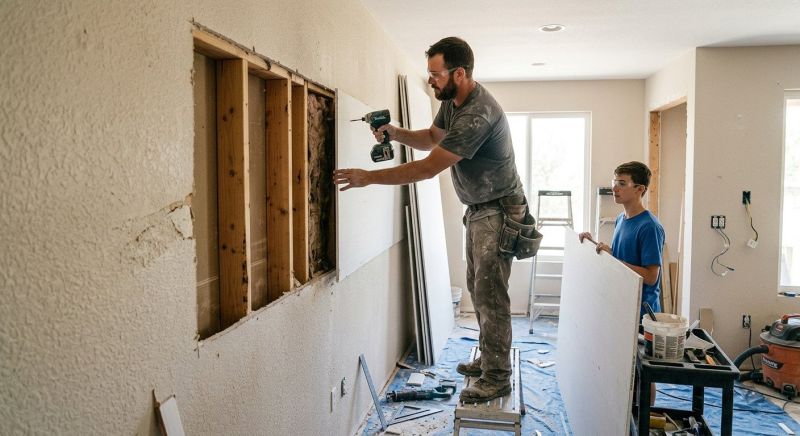 House Drywall Installation in Kansas City, KS