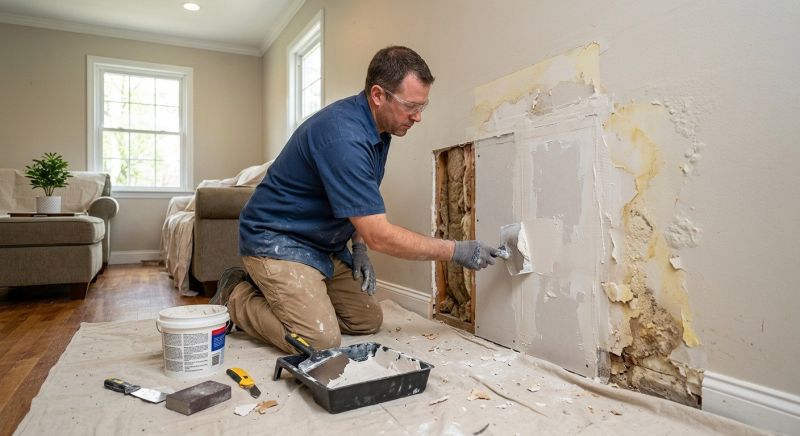 Kitchen Drywall Repair in Kansas City, KS